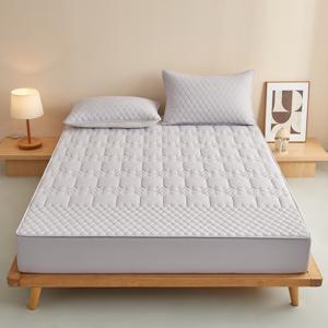 TEMU 부드 편안 입 워싱 면 매트리스커버 사계절 공용 기계세탁가능침 실 게스트룸 기숙사 필수품 싱글부터 더블 침대까지 적합|매트리스커버