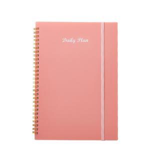 TEMU 52매 무날짜 데일리 플래너 노트북, B5 사이즈 할 일 목록 플랜, 스파이럴 바인딩 습관 추적 저널, 100G 두께 종이, PP 보드 커버, 뒷 포켓. 사이즈: 7.2 X 10.1인치, 적합 대상: 비즈니스 사무직, 교사.