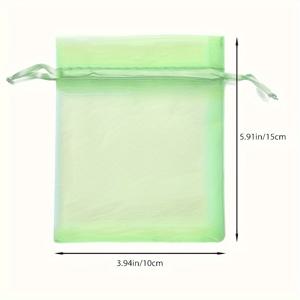 TEMU 100개 녹색 과일 커버 메쉬 백, 끈이 달린 과일 보호 그물 백, 과일 나무, 망고, 토마토, 채소, 해충 새 다람쥐로부터 식물을 보호하는 정원 메쉬 장벽, 크리스마스, 할로윈, 데이, 생일 선물