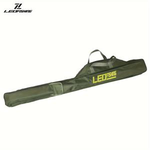 TEMU LEOFISHING 100Cm/39.3In 150Cm/59In 접이식 빅 벨리 낚싯대 가방 긴 낚시 장비 소프트 케이스 낚시 장비 보관 가방 (아미 그린 및 블랙)