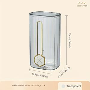 TEMU 광메이시 시크한 벽걸이 티슈 박스 거치대 - 드릴 필요 없음, 욕실 및 화장실용 쉬운 설치