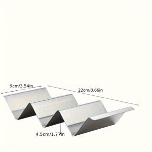 TEMU 레스토랑용 스테인리스 스틸 멕시칸 부리토 스탠드, 얇은 팬케이크 스탠드 타코 홀더 스탠드 콘 롤 스탠드 팬케이크 스탠드 베이킹 스탠드