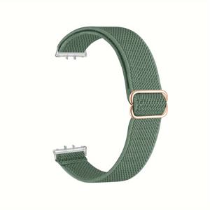 TEMU 삼성 워치 Fit3용 탄성 스트랩 나일론 스트레치 교체 손목 밴드 삼성 워치 Fit3 액티브 밴드 시계 액세서리