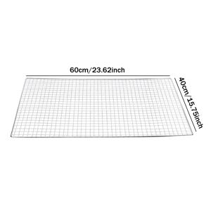 TEMU 로스팅 랙, 스테인리스 스틸 그릴 랙 그리드 네트, 오븐에서 바비큐 베이킹 및 냉각용, 논스틱 바비큐 그릴 바스켓 도구 그릴 메쉬, 파티, 식사 및 야외용 (중형, 소형, 초대형)
