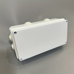 TEMU 고장없는 ABS 전기 접속 상자 - 충전되지 않은 투명한 디자인, 흰색 마운팅 구멍으로 쉽게 설치할 수 있는 산업용 전기 연결에 이상적, 전기 접속 액세서리|세련된 전기 상자|고장없는 ABS 소재
