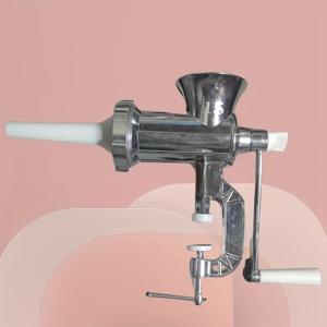 TEMU Model 15 대용량 다기능 소시지 스티퍼, 수동 소시지 제조기, 두꺼운 가정용 고기 분쇄기, 소형 수동 핸드 크랭크 고기 다지기, 홈메이드 소시지, 소시지, 고추가루 분쇄기용 충전기