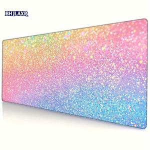 TEMU 초대형 HD 컬러 그라데이션 게이밍 마우스 패드 - 미끄럼 방지 고무 베이스, 키보드 및 사무용 데스크 매트, 남자친구/여자친구를 위한 완벽한 선물, 35.4x15.7인치