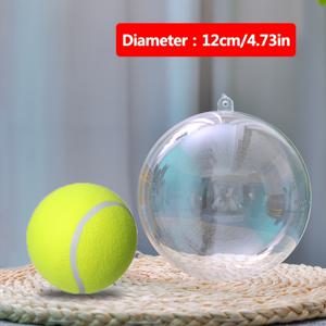 TEMU 투명 아크릴 장식 공, 재사용 가능한 수제 공, 크리스마스 트리 새해 축제 장식용, 투명한 채워진 크리스마스 트리 매달린 장식, 결혼식 파티, DIY 장식, 휴일 홈과 파티 분위기 조성