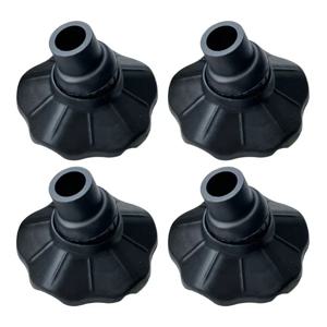 TEMU 4개 미끄럼 방지 캠핑 의자 다리 커버 - 튼튼한 야외 낚시 의자 발 보호대, 안티-트랩 디자인|캠핑의자