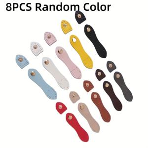 TEMU 8개 PU 스냅, 가죽 지갑 휴대폰 케이스 노트북 가방 만들기용 재봉용 지갑 클로저 패스너 DIY 공예용품