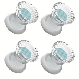 TEMU 4개 세트 벽걸이 오줌 패드 홀더, 강아지 & 고양이용, 자석 스냅온 디자인, 누수 방지 훈련 패드 고정기, 드릴 없는 쉬운 설치, 가정 및 아파트 사용에 내구성 - 모든 반려동물 품종에 적합, 홈 펫 케어 | 자석 스냅 디자인 | 내구성 있는 플라스틱 홀더, 강아지 오줌 패드