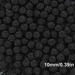 TEMU 10mm 200개 베이베리 볼 루스 비즈, 아크릴 드릴 라운드 비즈, 풍부한 색상, 여성 수제 직조 팔찌, 목걸이, 귀걸이, 헤어 액세서리, 신발 장식, 의류 액세서리 및 주얼리 재료로 적합.