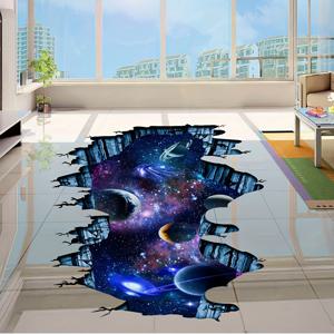 TEMU 3D 갤럭시 우주 벽 스티커 - 생동감 있는 우주 및 행성 PVC 스티커, 자체 접착 및 제거 가능, 침실 벽, 천장 및 바닥에 완벽, 청색, 녹색, 핑크색 및 보라색의 우주 별 디자인, 설치 및 재배치가 쉬움, 천장 장식 | 생동감 있는 벽 예술 | 쉽게 적용 가능한 스티커, 천체 장식