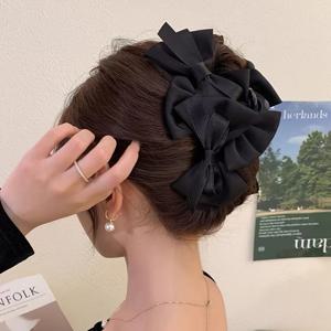 TEMU 세련되고 클래식한 상어 헤어 클립, 대형, 편안함, 시각적 매력.