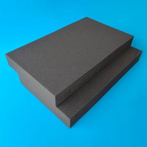 TEMU 절단 가능한 폴리우레탄 폼 시트 2개 세트 - 34 x 20 x 4cm 검은색 폼 인서트, 도구 상자 및 보드 게임용 - 내구성 있는 쿠션 패드로 수납 및 보호