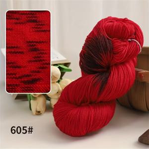 TEMU 니트 및 크로셰 프로젝트용 200g 무지개 그라데이션 울-폴리에스터 혼방 실 - 650미터(2,133피트), 스카프, 모자, 담요, 양말, 장갑 및 백팩을 위한 부드러운 공예실 | 생동감 있는 색상의 소프트 원사