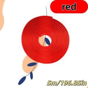 TEMU 5미터/196.85인치 PVC 도어 엣지 범퍼 가드 스트립 - SUV, 세단, 해치백 상용차량에 적합한 비접착 충돌 방지 패널, 소음 감소 및 스크래치 방지 기능의 다기능 도어 스토퍼 | 미세 질감 표면 디자인