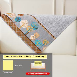 TEMU 1개 70달 라운드 소파 쿠션, 두꺼운 셰닐 패브릭 소파 패드, 스타일리시 모던 커버, 반려동물 친화적 미끄럼 방지 보호매트, 사계절 내구성 가구 매트, 침실·사무실·거실 장식용