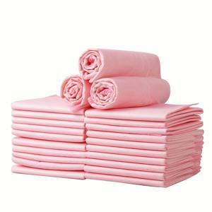 TEMU 100팩 일회용 반려동물 훈련 패드, 누수 방지 빠른 건조 강아지 배변 매트, 소형 사이즈 강아지 및 고양이용 화장실 훈련 필수품