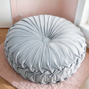 TEMU 1개 라운드 노르딕 소파 쿠션 - 지퍼 클로저가 있는 100% 폴리에스터 휠 베개, 손세탁 전용, 베이 윈도우 및 침실 홈 데코용 멀티컬러 옵션|쇼파쿠션