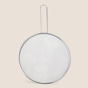 TEMU 1개 스테인리스 스틸 미세 메쉬 스플래터 스크린 - 튀김, 베이킹, 찜용 오일 및 기름 방지 가드 - 식기세척기 안전 주방 스플래터 쉴드, 스테인리스 스틸 미세 메쉬 스플래터 스크린, 홈 쿠킹용 방수 커버