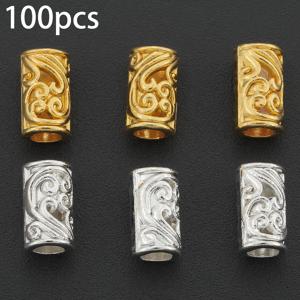 TEMU 50개/100개 바렐 비즈 스페이서 합금 공기 패턴 스페이서 비즈 비즈 수조 퍼져 있는 비즈 위치 비즈 장식 비즈 비즈 및 비즈 종류 비즈 손바늘 연결자 통과 구멍 비즈 직선 구멍 비즈 대형 구멍 비즈 격리기适用于编织 팔찌, 목걸이, 열쇠장, 휴대폰 체인 액세서리 DIY 보석 제작 부품 및 액세서리