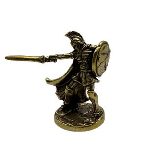 TEMU 소형 조각상, 1개 - 빈티지 브론즈 수비대 사군주 스파르타인 전사 조각품: 책장/거실 데스크탑용 (전원 불필요), 완벽한 크리스마스 & 할로윈 장식, 가을 홈컬렉터블 피규어