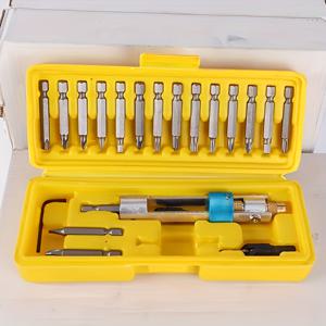 TEMU 산업용 내마모성 고속강 드릴 비트, 척 변환기 20개 세트