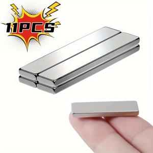 TEMU 4/8/11개, 502mm 금속 자석 스트립, 정사각형 자석, 공구 보관, 냉장고, 주방 캐비닛 장식용, 안정적이고 떨어지지 않음|냉장고|김치냉장고|쌀냉장고