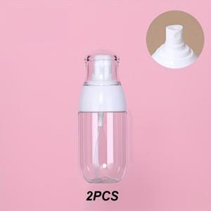 TEMU 2개입 50ml/1.69oz 초미세 분무병, 알코올 분사용 소형 로션 병, 청소·메이크업·스킨케어용 재사용 가능한 미세분사 스프레이 병 - 여행 액세서리 (랜덤 무료 스티커 증정)