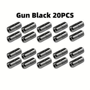 TEMU 20/30개 금속 신발끈 캡, 쉬운 설치용 끈 끝 액세서리 잠금장치, 신발끈·스트랩·천끈에 적합, 재사용 가능한 신발 클립, 탄력 있는 묶음 없는 신발 고정 장식, DIY 끈 끝