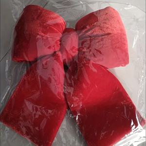 TEMU 1개 HALICOOL 우아한 버건디 레드 리본 장식 - 크리스마스 트리, 웨딩, 파티용 대/중/소 사이즈 - 루프가 있는 패브릭 행잉 오너먼트 - 배터리 불필요 - 크리스마스, 발렌타인데이, 새해, 추수감사절, 홈 데코에 완벽한 선물 및 축제 장식 - 고품질 원단