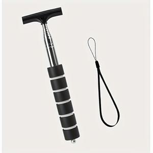 TEMU 1개 접이식 윈드실드 와이퍼, 접이식 긴 막대 후방 거울 와이퍼, 자동차 유리 스크래퍼, 제너럴 모터스 부품, 휴대용 카 렌즈 빗물 클리너