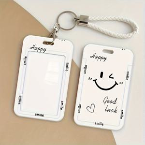 TEMU 즐거운 Face ID 카드 & 버스 식사 카드 홀더 - 