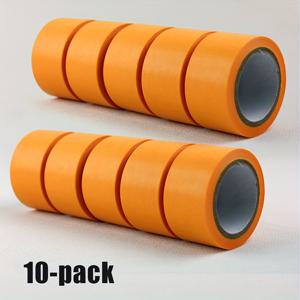 TEMU 넓이 1.18인치/3cm의 와시 테이프 10롤 세트, 강력한 접착력의 페인터 테이프 특징 - 방수, 내열, 잔여물 없음, 미술, 건설 및 집 개조에 적합 - 다용도 노란색 및 흰색 와시 테이프