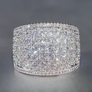 TEMU 스parkling 합성 지르코늄 와이드 밴드 반지로 구성된 우아한 비밀 상점. 십대와 청소년 모두에게 완벽하며 결혼식, 파티, 캐주얼 외출, 휴가, 고급스러운 뮤직 페스티벌 액세서리에 적합합니다. 십대용.|반지