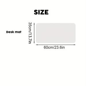 TEMU 1개 헤비듀티 투명 책상 패드 - 미끄럼 방지, 내열 PVC 표면, 둥근 모서리, 사무실/홈용 클리어 쓰기 매트 - 캘린더, 노트, 사진 호환 가능 - 작업 공간 보호대, 세련된 디자인, 부드러운 표면, 리모트 워커 필수품|컴퓨터책상