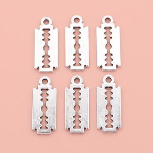 TEMU 20개 블레이드 모양 아연 합금 펜던트, 팔찌·열쇠고리·목걸이·귀걸이·가방 장식용 DIY 액세서리 세트 – 커플 선물 공예 재료