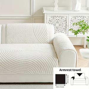 TEMU 1개 플러시 소파 쿠션 커버, 싱글, 다인용 소파 쿠션 커버, 올인원 소파 쿠션 커버, 퀸 사이즈 소파 쿠션 커버, 부드러운 원단 세탁기 사용 가능, 가을 겨울용 미끄럼 방지 소파 커버, 가구 보호 커버