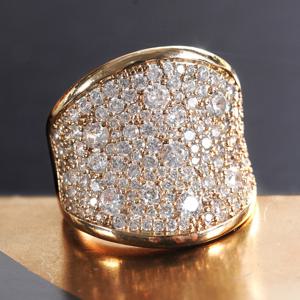 TEMU CUY 여성용 빈티지 풀 페이브 합성 지르코니아 KC 기념반지 - 반짝이는 웨딩, 4월 탄생석 주얼리 선물, 결혼식, 연회, 파티, 발렌타인데이 및 일상 럭셔리 (사계절 착용)|탄생석