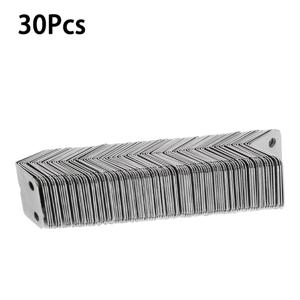 TEMU 30/70개 스틸 코너 브래킷, 직각 조인트, L자형 고강도 금속 코너 브레이스 (선반 지지용)