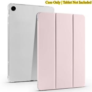 TEMU 갤럭시 탭 A9 Plus 2024/A8/A7 Lite/S6 Lite/A 8.0 2019/A 10.1 2019용 자동 웨이크/슬립 킥스탠드 커버 - 충격 방지 하드 쉘, 미끄럼 방지 인조 가죽, 경량 커버 (SM-T510/시리즈 태블릿 호환, A9/A8/A7 Lite/S6 Lite 지원)