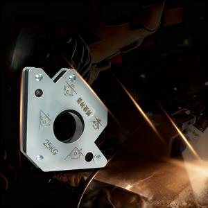 TEMU 용접 자석 앵글 클램프 | 다중 각도 45/90/135/180도, 아크 및 MIG 용접 지지 프레임, 전원 불필요, 금속, 최대 하중 25kg