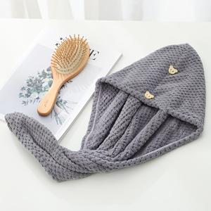 TEMU 1개 여성용 빠른 건조 마이크로파이버 터번 헤어 랩 - 터키스 블루/파인애플 패턴 수영, 스파, 샤워용 젖은 머리 수건 - 높은 흡수력 목욕 후 캡, 곱슬/젖은 머리 관리용 (노롤 디자인)|샤워타올