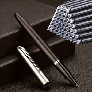 TEMU 50색 잉크 1개 나무 만년필 세트, 엑스트라 파인 니브 부드러운 필기감 펜, 저널링용, 좋은 펜, 학생 학교 사무실 서명 만년필