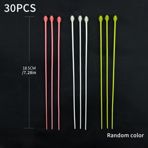 TEMU 30개입 엑스트라 롱 헤어 퍼밍 로드 - 웨이브, 컬 & 스트레이트를 위한 컬러 클립, 안전한 고정력을 위한 내구성 좋은 고무 밴드, 일반 모발에 부드러움, 살롱 & 가정용 전문 스타일링 도구, 헤어 퍼밍 도구, 세련된 디자인, 매끄러운 마무리