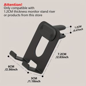 TEMU 새로운 간편 설치 메탈 게이밍 컨트롤러 홀더 | 클램프형 디자인으로 모니터 스탠드에 안전하게 부착, 책상 정리 및 보관에 이상적, 필수 사무실 및 게이밍 액세서리, 사무실, 학교 및 가정용으로 적합, 블랙 및 화이트|모니터받침대