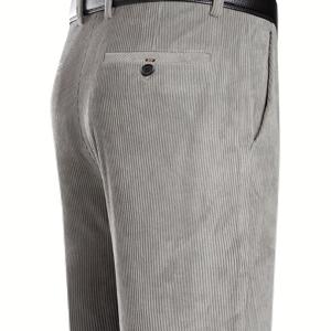 TEMU 남성 가을/겨울 코듀로이 드레스 팬츠, 라이트 비즈니스 세미포멀 레그 캐주얼 바지|냉장고바지|남자바지|바지