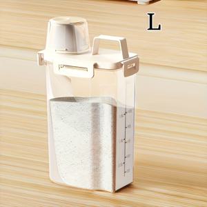 TEMU 대용량 세탁 세제 디스펜서 - 계량컵 뚜껑 포함, 내구성 강한 투명 플라스틱 보관 용기, 원터치 스파우트 & 손잡이, 비누, 섬유 유연제용 (59/84/101oz 대용량 병) - 세탁용 내구성 있는 재충전 가능 정리함