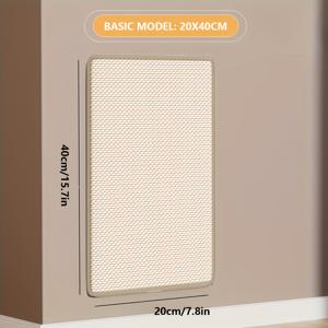 TEMU 튼튼한 삼베 로프 스크래칭 패드 - 깔끔하고 소파 안전 디자인, 마법 같은 보이지 않는 접착제, 다층 운동, 튼튼한 Xisha 소재로 제작 - 반려동물에게 완벽한 크리스마스 선물 | 특히 고양이에게 적합합니다. (교체용 패드만 해당)